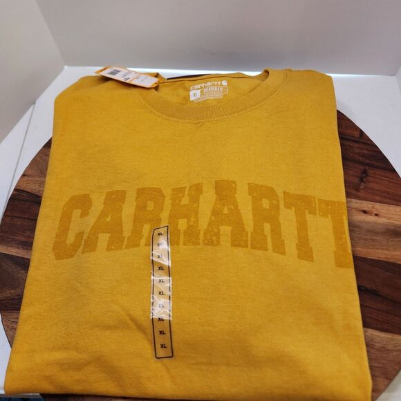 Carhartt Men’s XL Short Sleeve T-Shirt | Relaxed Fit, Honey - Picture 3 of 7